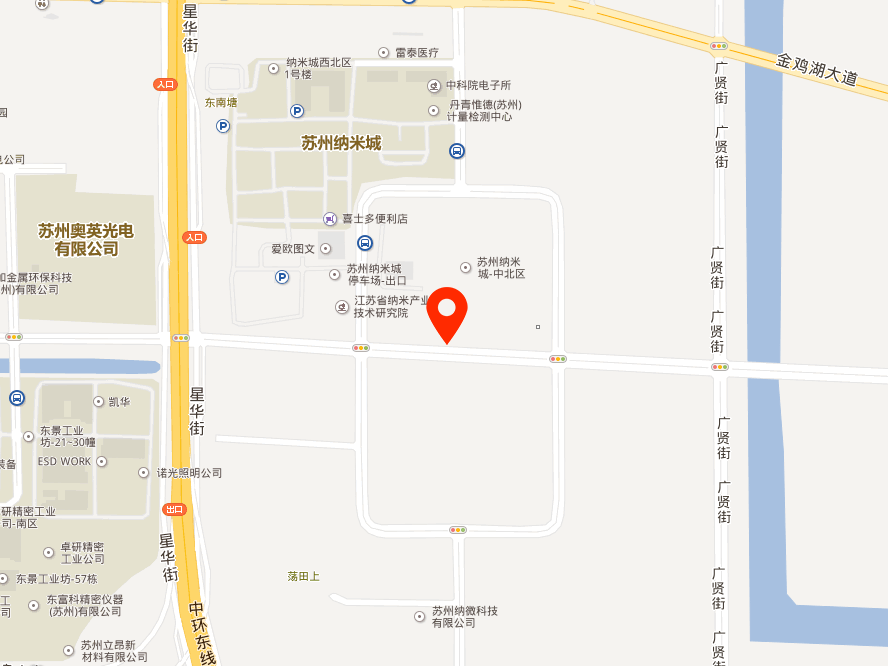 苏州纳米城地图位置